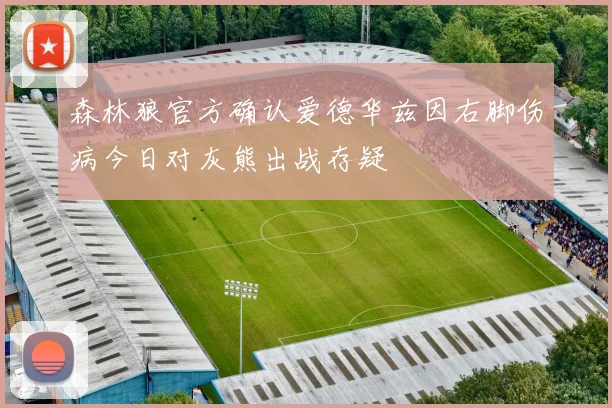 森林狼官方确认爱德华兹因右脚伤病今日对灰熊出战存疑